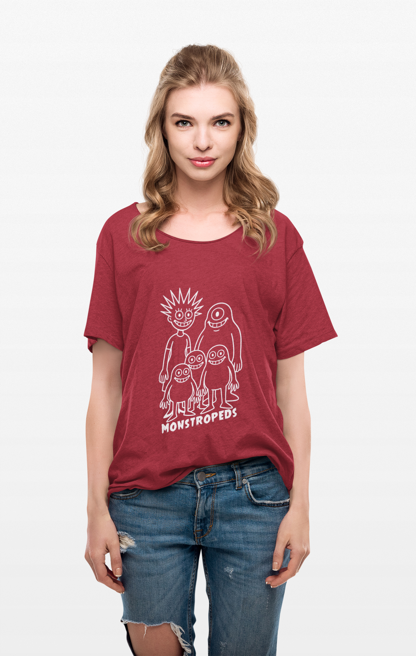 Monstropeds Graphic Unisex Softstyle T-Shirt, Unique Cartoon Print Tee, Casual Wear, Gift for Kids and Teens, Fun Halloween Shirt, Quirky