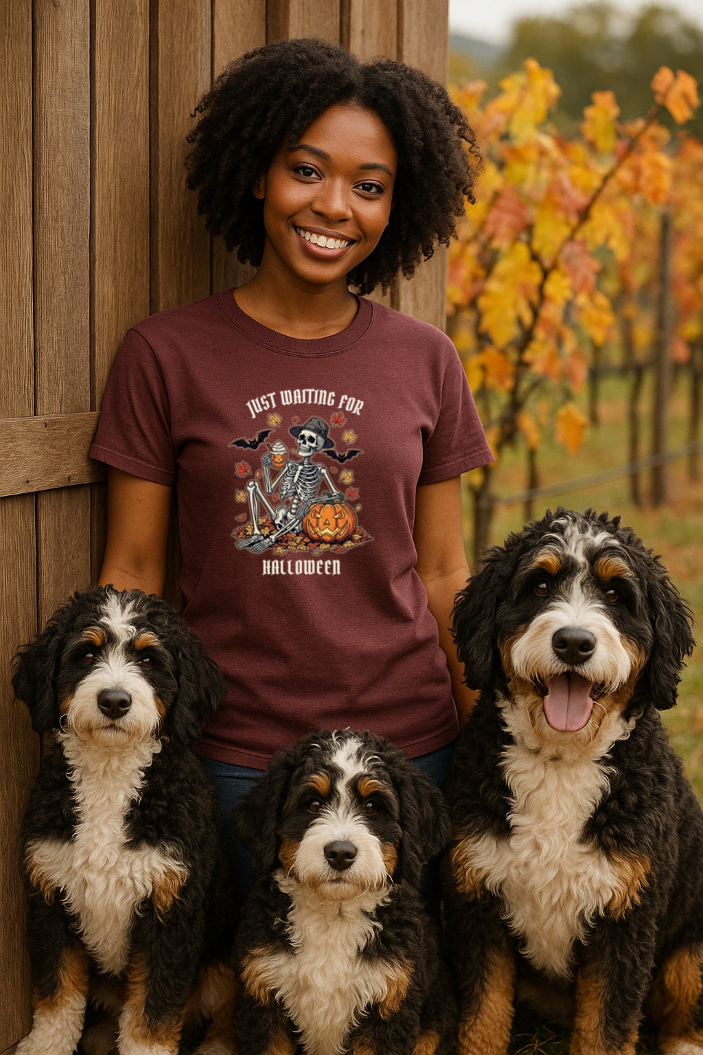 Spooky Halloween Skeleton Comfort Colors™ T-shirt, Retro Fall Graphic Tee for Pumpkin Spice Lovers, Halloween Shirt, Halloween