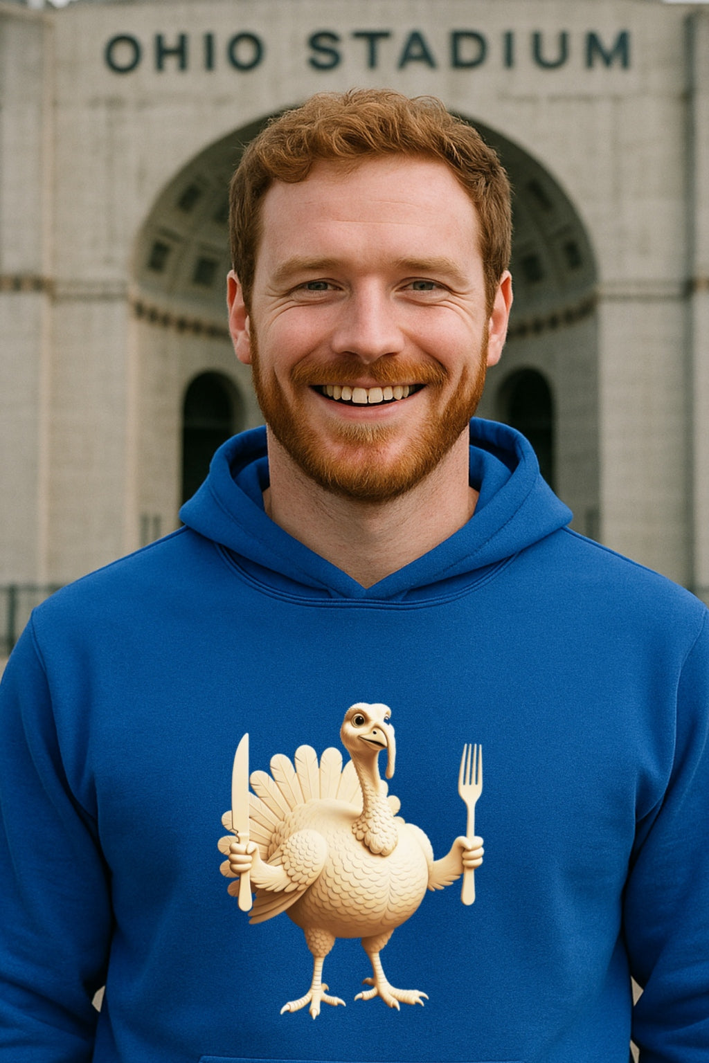 Hungry Turkey Hoodie - Funny Thanksgiving Hoodie | Bella Canvas Soft Edition | Cozy Fall Sweatshirt for Turkey Lovers