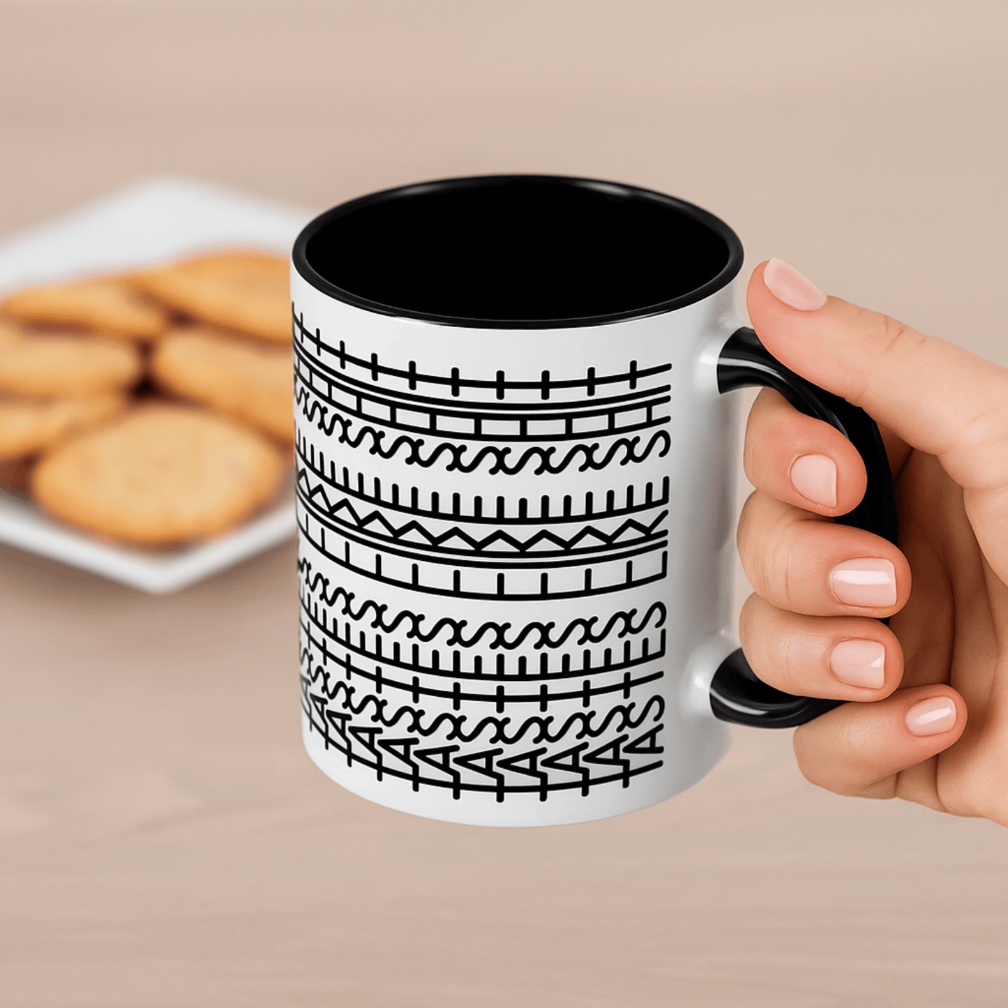 Hidden Message Mug - "Tastes Like Shit"- Ceramic Cup For Friends, Coworkers, Work Bestie, Boss