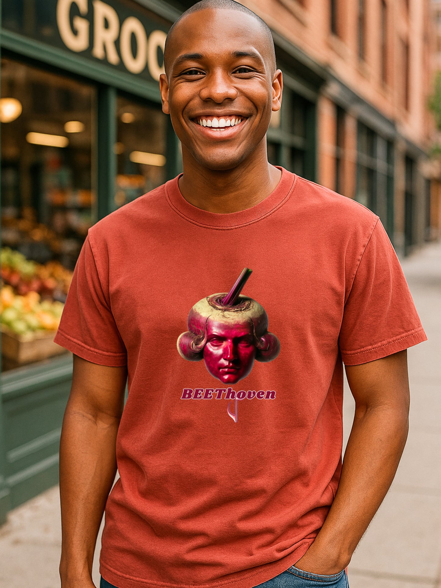 BEETHoven T-Shirt | Cotton Comfort Colors Beetroot Composer Art Music Pun Tee