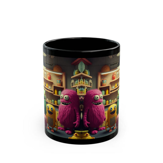 Whimsical Monster "Welcome Home" Mug, Cute Coffee Cup, Fun Gift Idea, Home Decor, Unique Personality, Kid-Friendly Drinkware