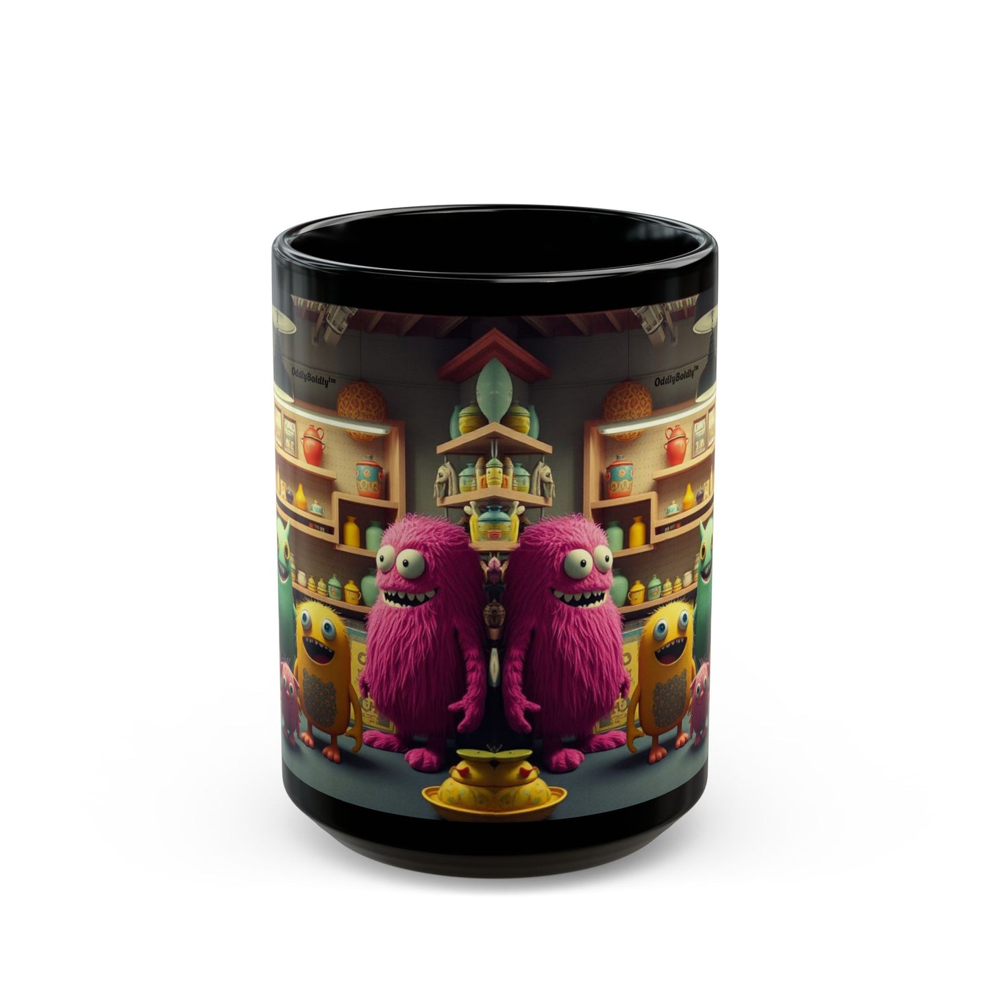 Whimsical Monster "Welcome Home" Mug, Cute Coffee Cup, Fun Gift Idea, Home Decor, Unique Personality, Kid-Friendly Drinkware