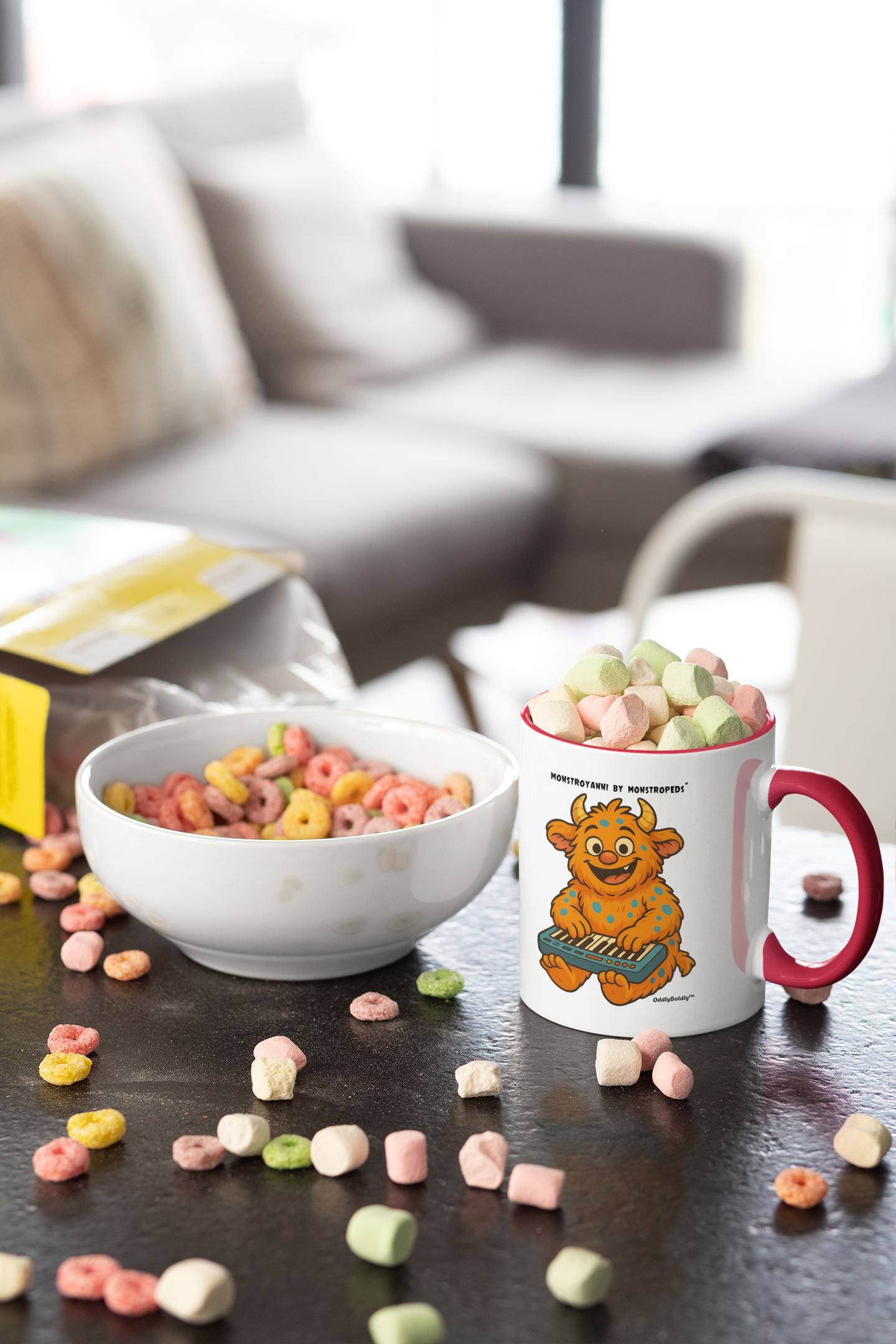 Monstroyanni  Quirky Keyboard Monster Mug | Musical Vibes by Monstropeds™