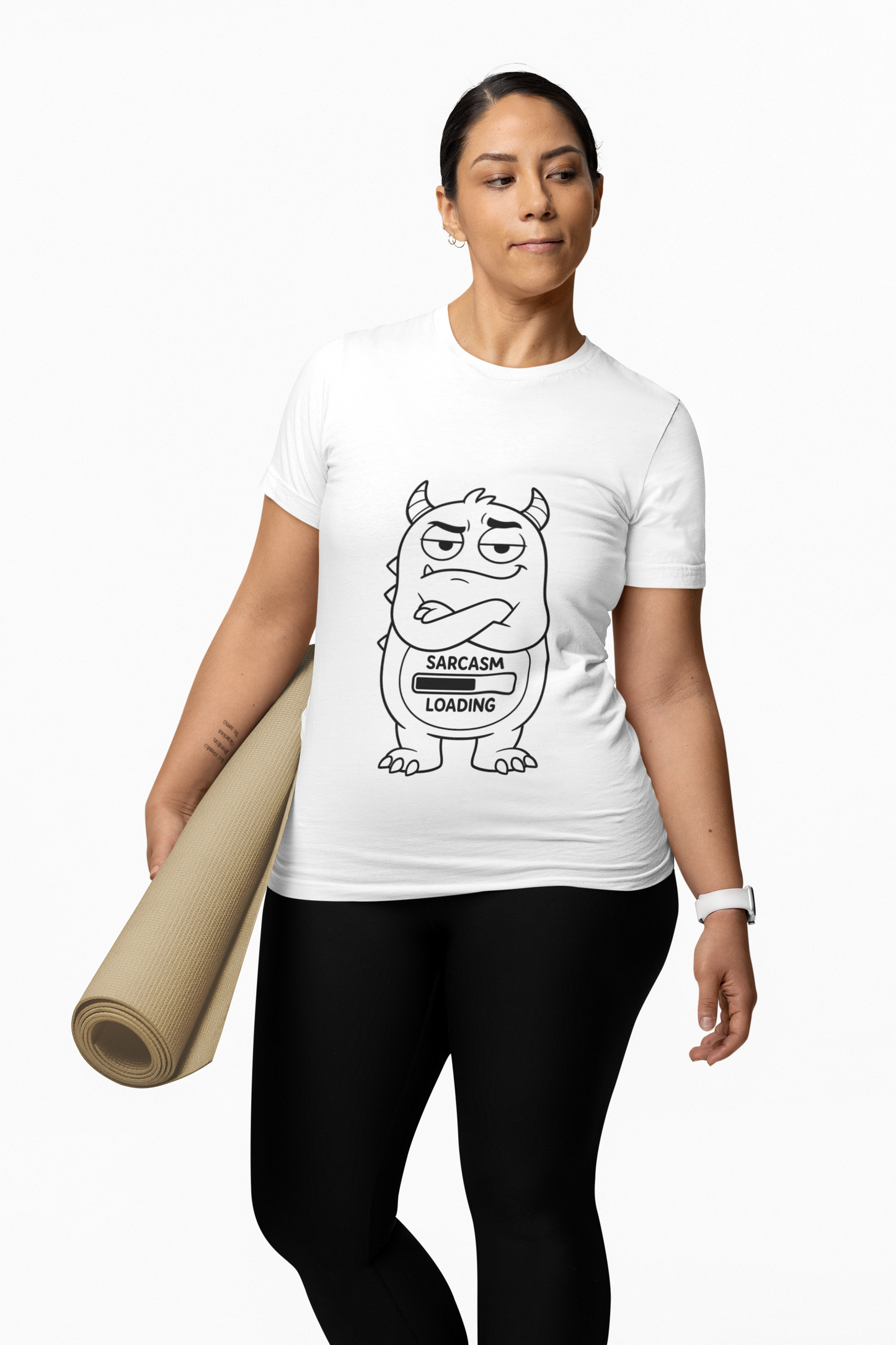 Sarcasm Loading Monster Tee,  Quirky Funny Shirt , Oddly Boldly Collection