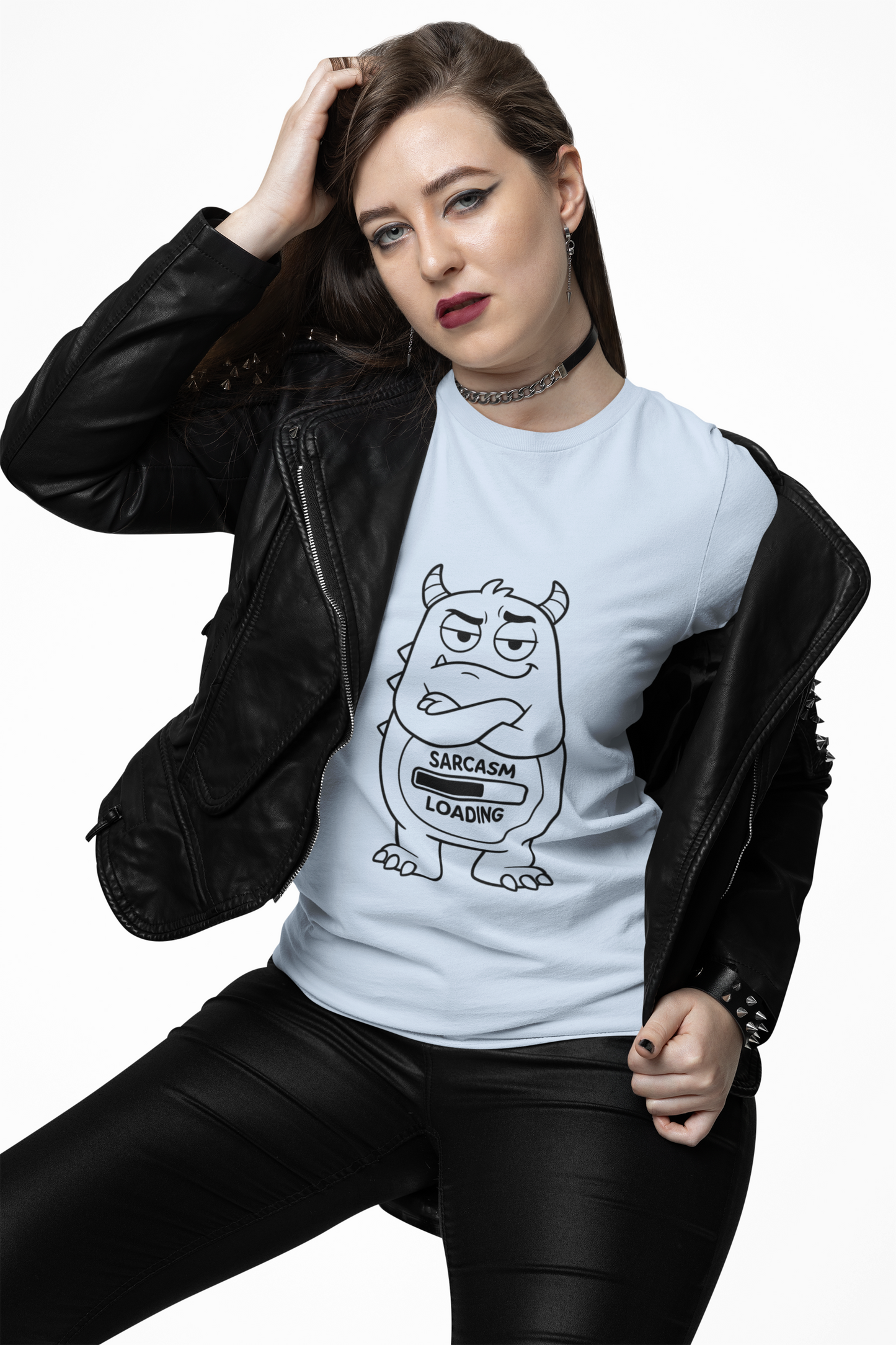 Sarcasm Loading Monster Tee,  Quirky Funny Shirt , Oddly Boldly Collection