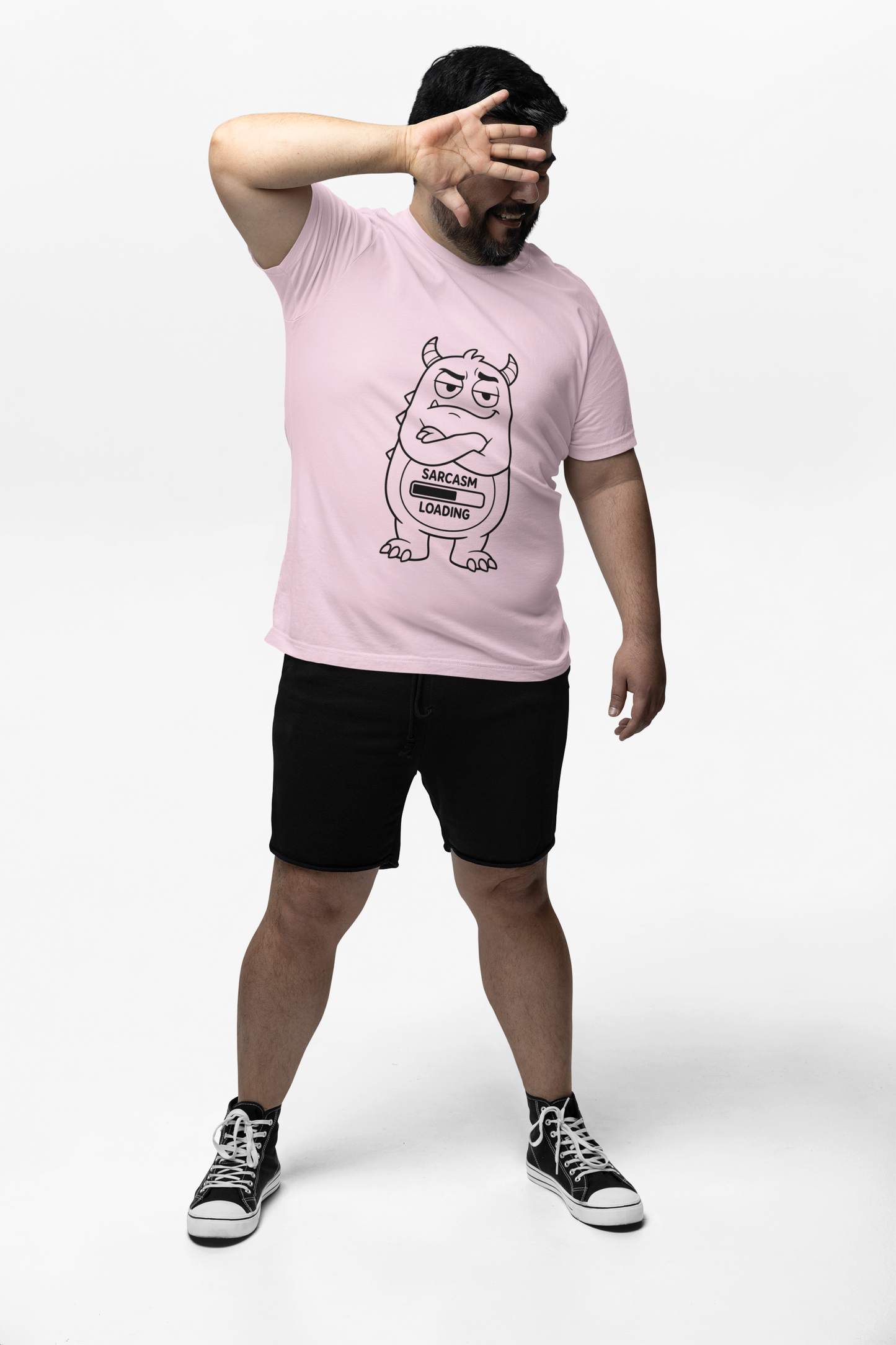 Sarcasm Loading Monster Tee,  Quirky Funny Shirt , Oddly Boldly Collection