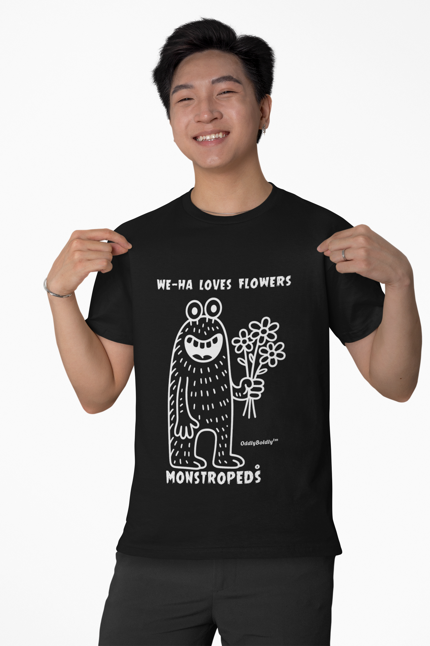 Playful Monster T-Shirt, Unisex Softstyle Tee for  Adults, Funny Graphic Shirt, Gift for Birthdays, Casual Wear West Hartford