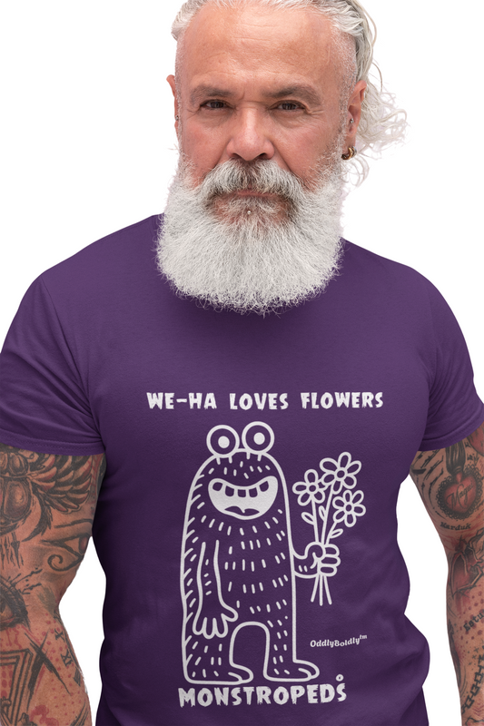 Playful Monster T-Shirt, Unisex Softstyle Tee for  Adults, Funny Graphic Shirt, Gift for Birthdays, Casual Wear West Hartford
