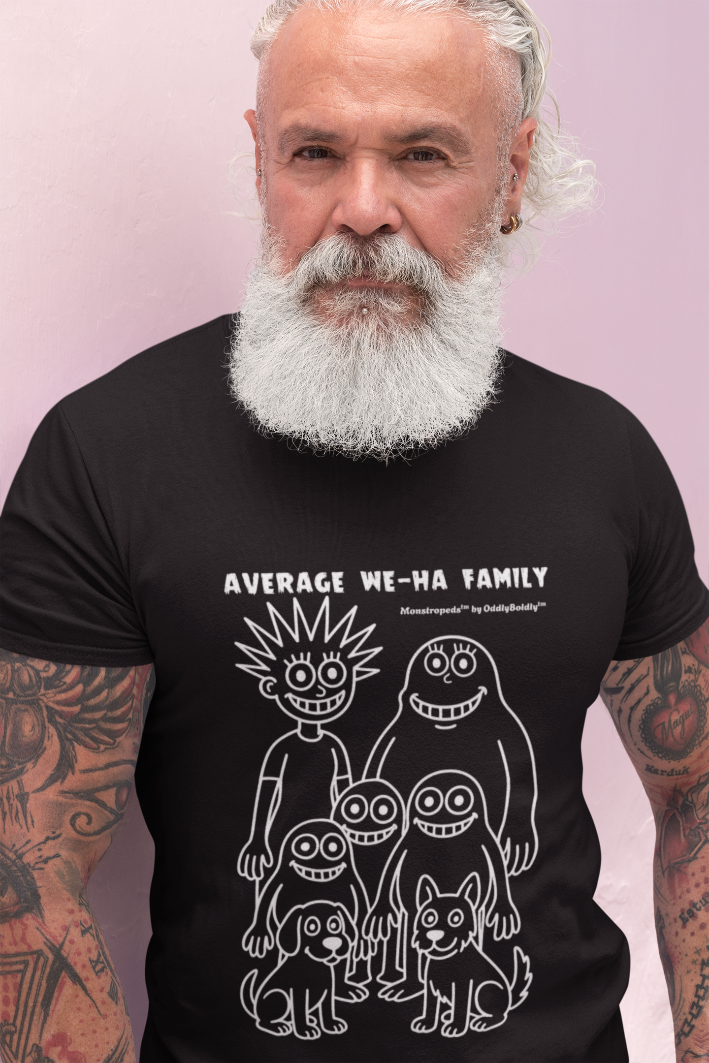 Average We-Ha Family™ T-Shirt – Monstropeds by OddlyBoldlyUnisex Softstyle Tee for  Adults, Funny Graphic Shirt, Gift for Birthdays, Casual Wear West Hartford