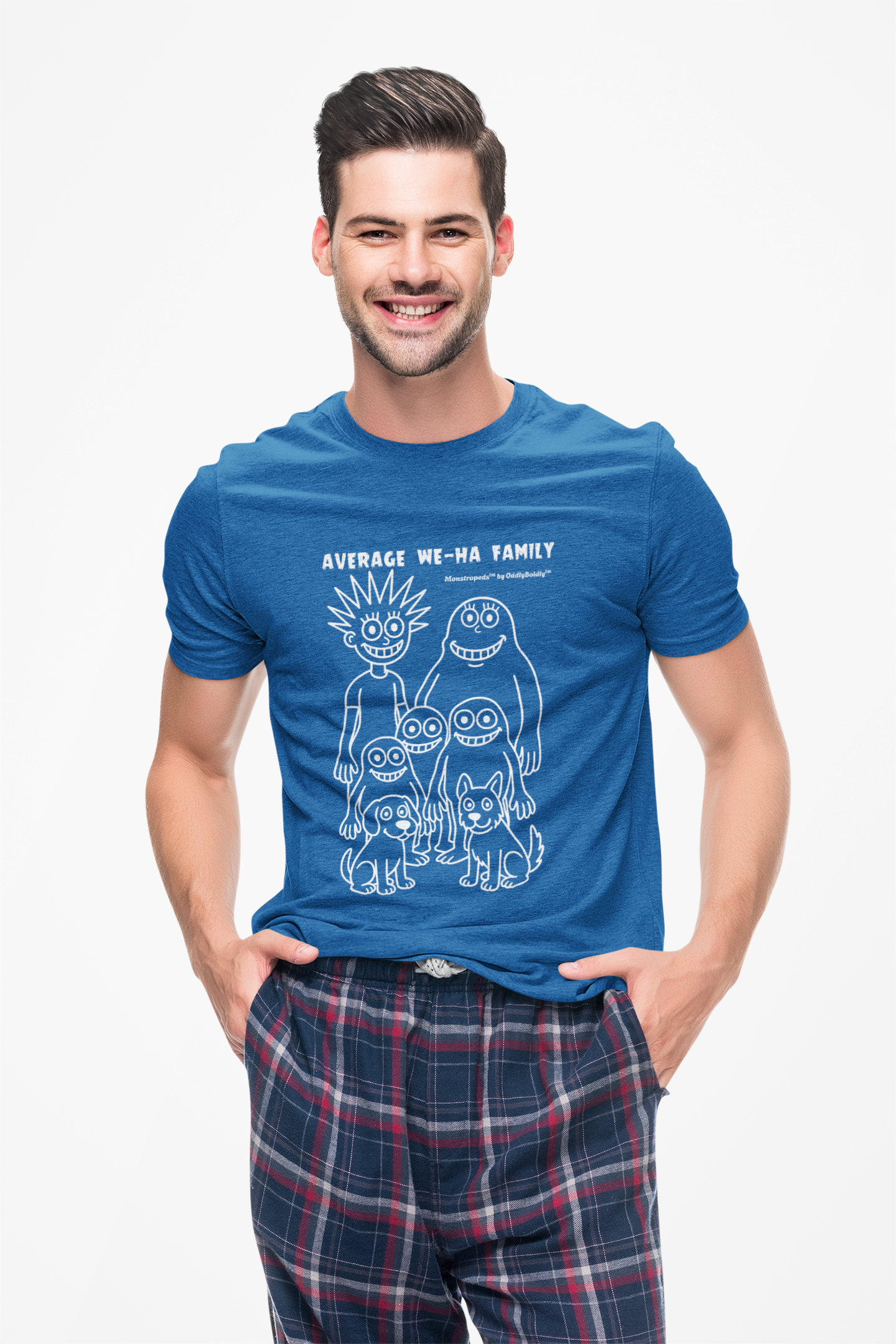 Average We-Ha Family™ T-Shirt – Monstropeds by OddlyBoldlyUnisex Softstyle Tee for  Adults, Funny Graphic Shirt, Gift for Birthdays, Casual Wear West Hartford