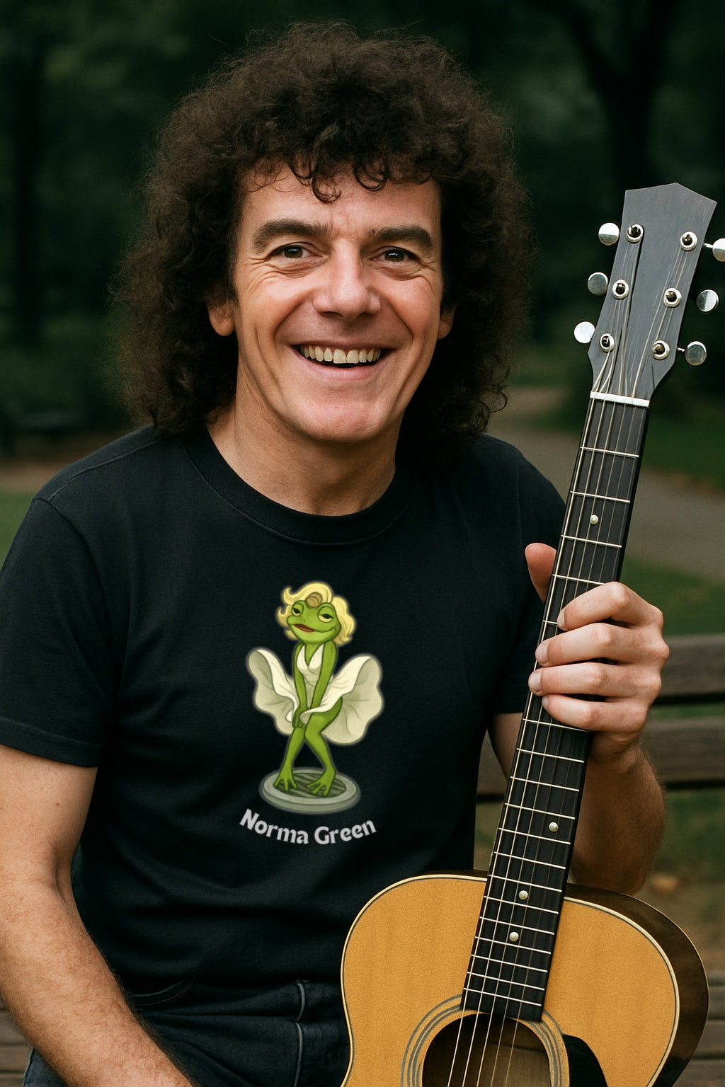Norma Green Funny Frog Shirt - Retro Monroe Parody Tee - Unisex Vintage Tee for Frog Lovers