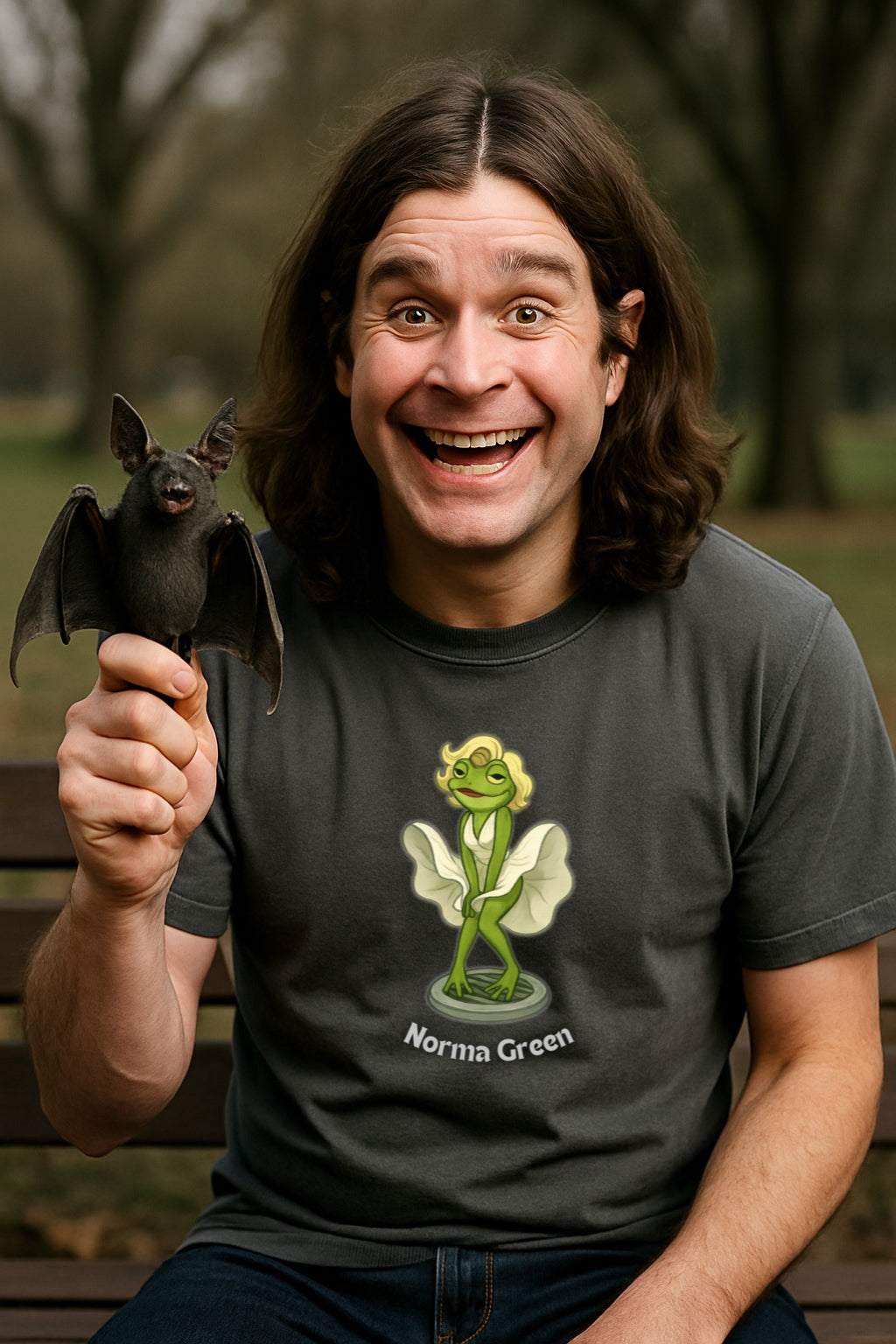 Norma Green Funny Frog Shirt - Retro Monroe Parody Tee - Unisex Vintage Tee for Frog Lovers