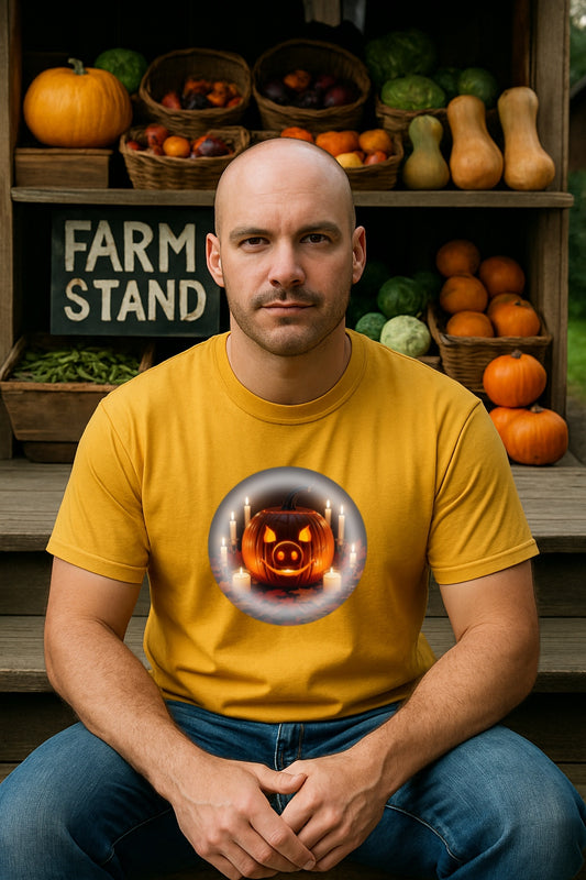 Funny Pig-O-Lantern Halloween T-Shirt -Unique Pumpkin Pig Snout Jack-O-Lantern Tee, Pig Lover Gift, Halloween Party Shirt, Spooky