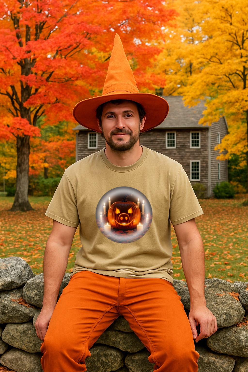 Funny Pig-O-Lantern Halloween T-Shirt -Unique Pumpkin Pig Snout Jack-O-Lantern Tee, Pig Lover Gift, Halloween Party Shirt, Spooky