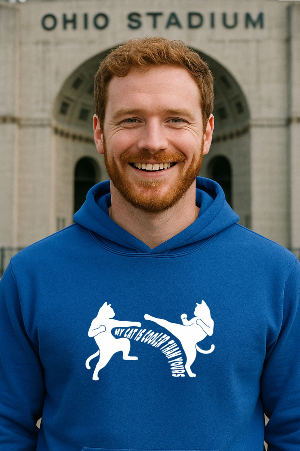 Copy of Karate Cats Hoodie - My Cat Is Cooler Than Yours - Funny Cat Graphic - Unisex Bella Canvas 3512