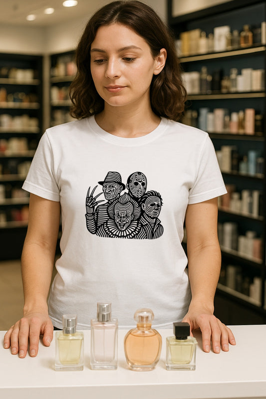 Horror Icons Unisex T-shirt - Freddy Krueger Jason Pennywise Michael Myers Tee - Halloween Comfort Colors 1717