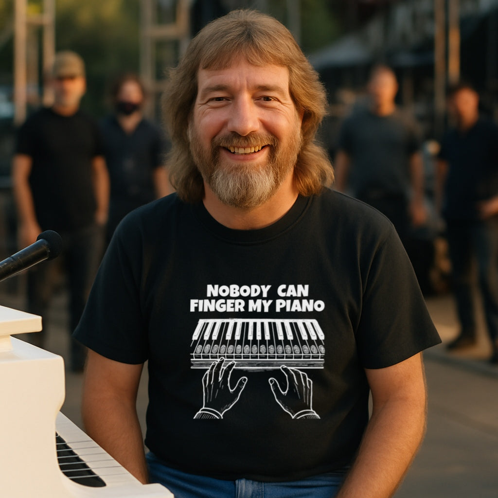 Funny Pianist T-shirt | Nobody Can Finger My Piano | Musician Gift | Comfort Colors Tee | Pianist Gift