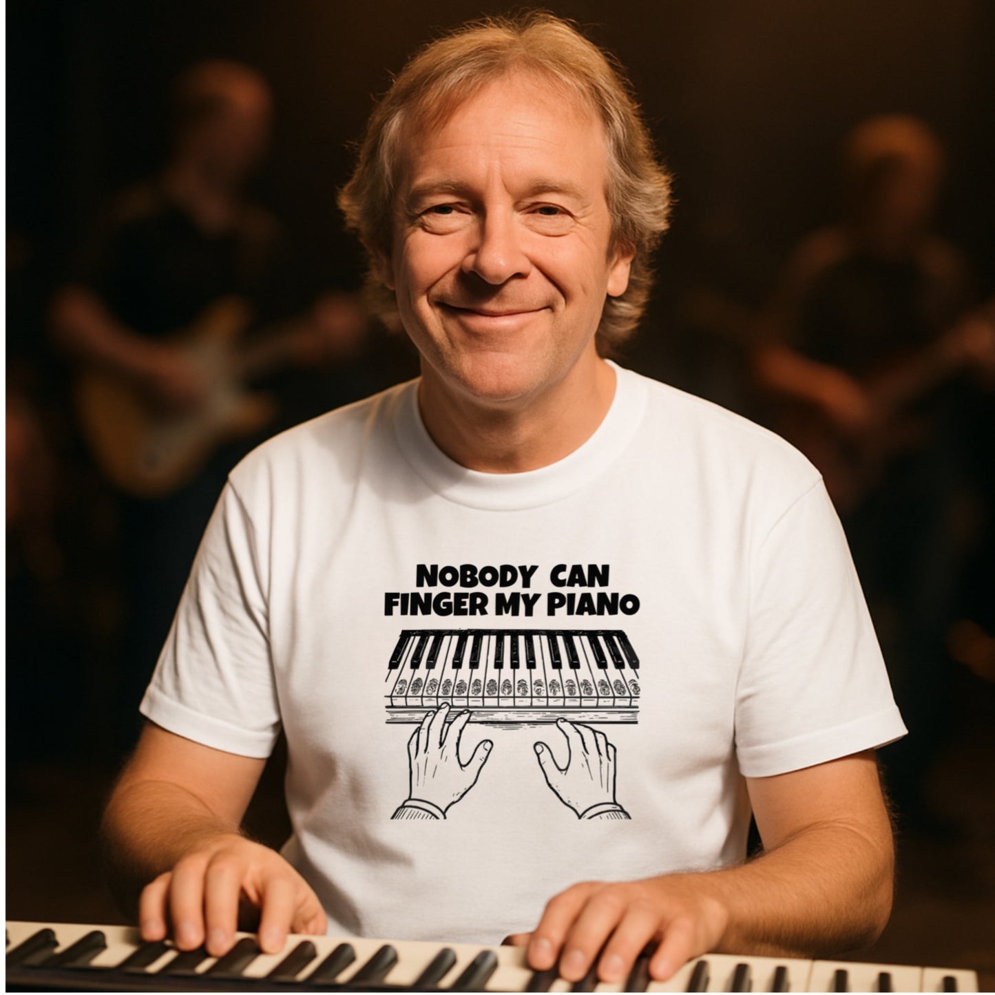 Funny Piano Shirt | Piano Got Fingered | Musician Humor Tee | Unisex T-shirt | Musician Gift | Comfort Colors 1717 Shirt