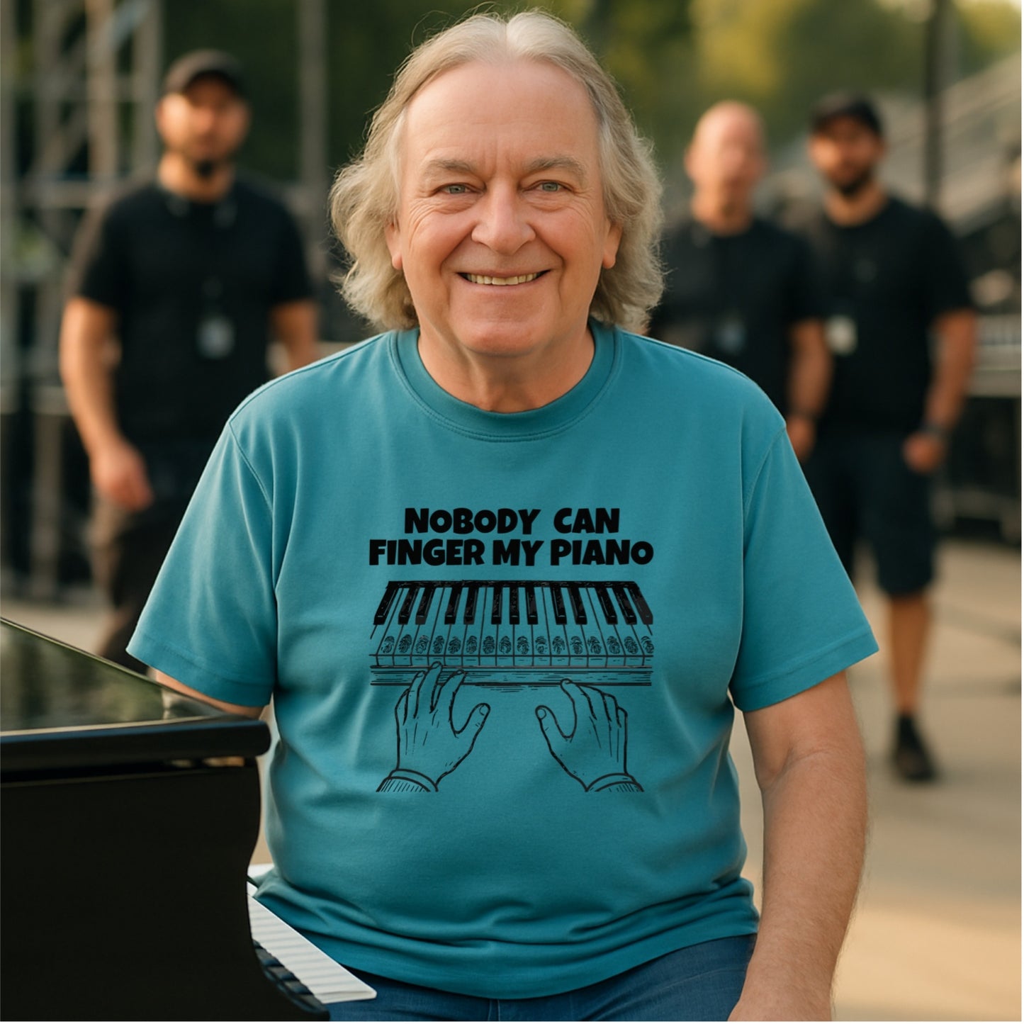 Funny Piano Shirt | Piano Got Fingered | Musician Humor Tee | Unisex T-shirt | Musician Gift | Comfort Colors 1717 Shirt