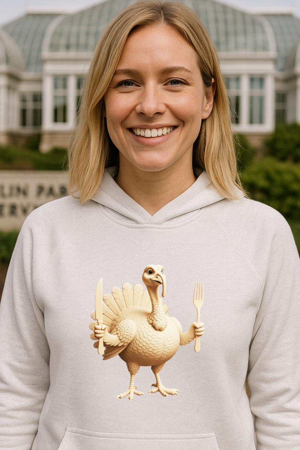 Hungry Turkey Hoodie - Funny Thanksgiving Hoodie | Bella Canvas Soft Edition | Cozy Fall Sweatshirt for Turkey Lovers