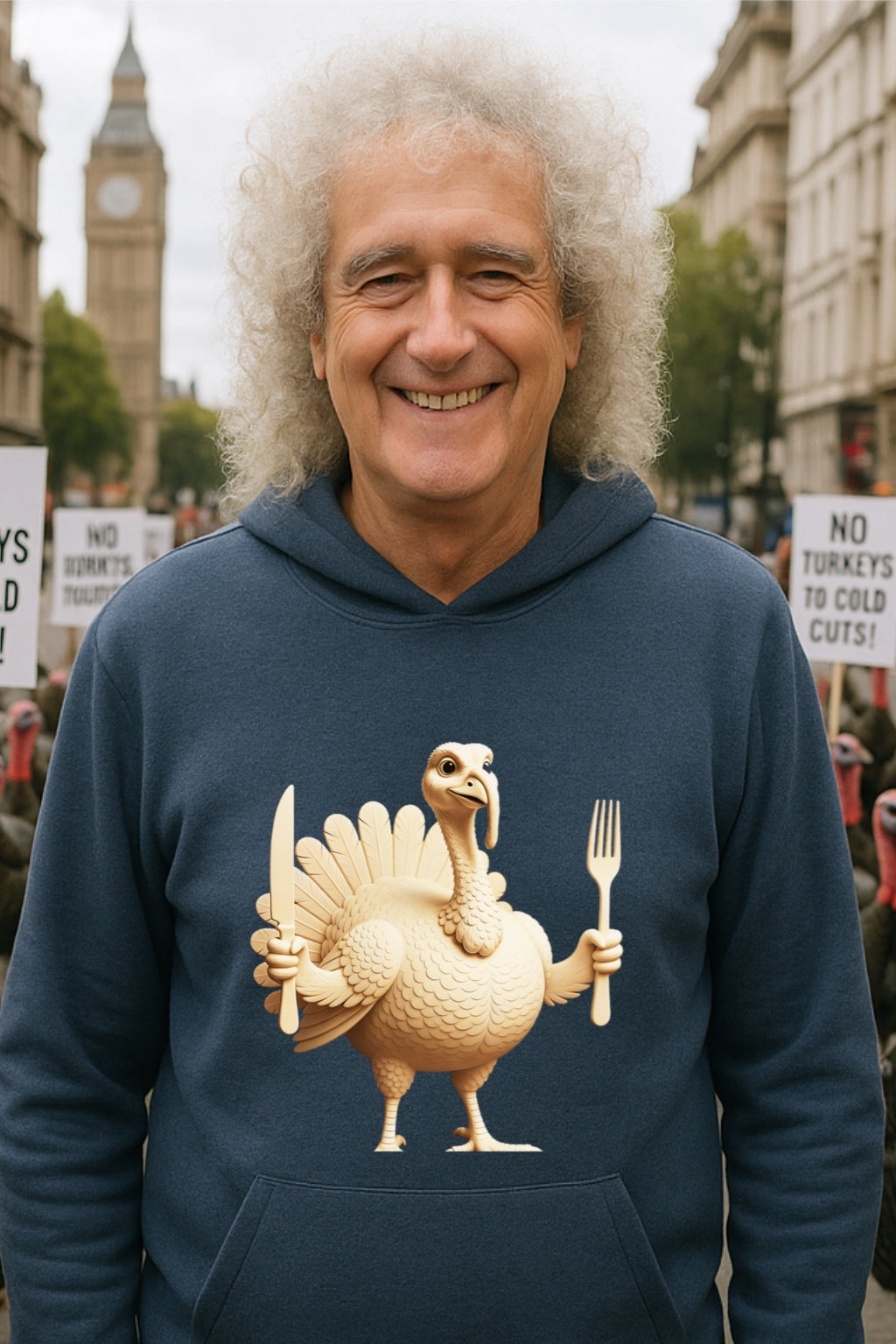 Hungry Turkey Hoodie - Funny Thanksgiving Hoodie | Bella Canvas Soft Edition | Cozy Fall Sweatshirt for Turkey Lovers