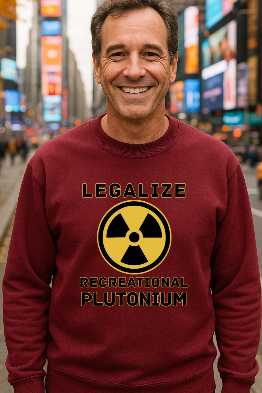 Dark Humor Nuclear Science Sweatshirt | Legalize Recreational Plutonium | Funny Gift for Men and Women, Sarcastic Hoodie, Geek Apparel