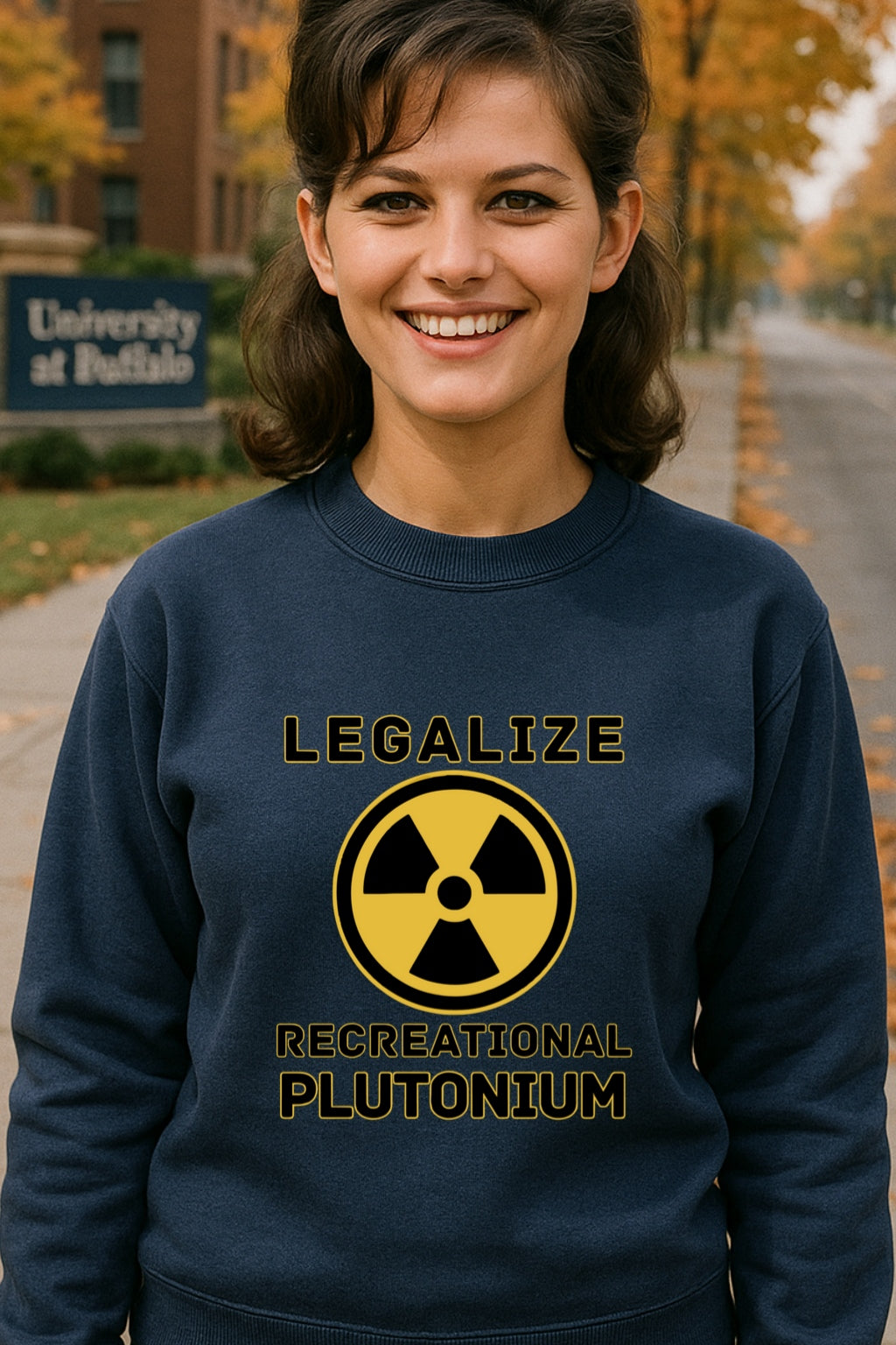 Dark Humor Nuclear Science Sweatshirt | Legalize Recreational Plutonium | Funny Gift for Men and Women, Sarcastic Hoodie, Geek Apparel