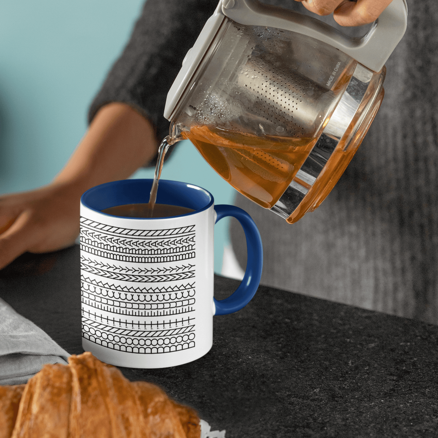 Don't F-ck My Brain Hidden Swear Message Ceramic Mug -  Sarcastic Gift For Boss, Friends, Coworkers, Work Bestie