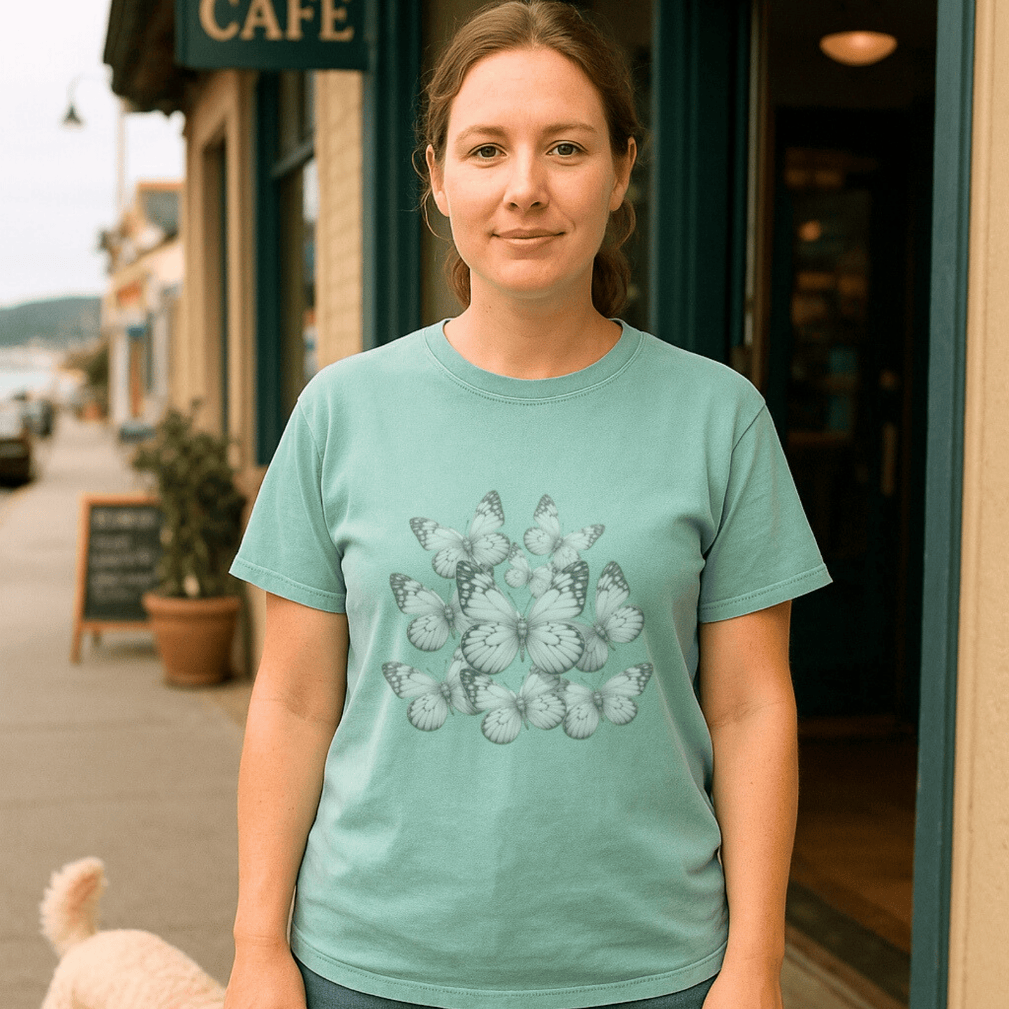 Butterfly T-Shirt, 90s Vintage Style 2YK Moms Gift Nature Lovers Retro Tee