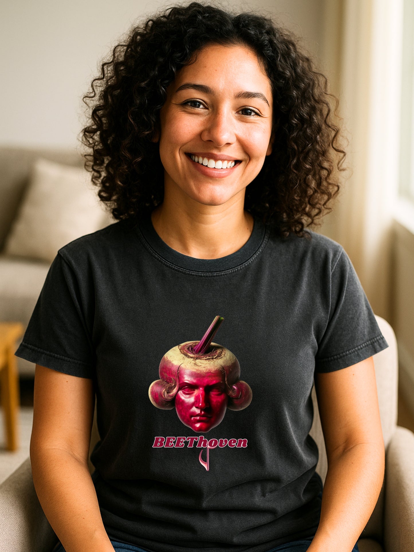 BEETHoven T-Shirt | Cotton Comfort Colors  Beetroot Composer Art Music Pun Tee