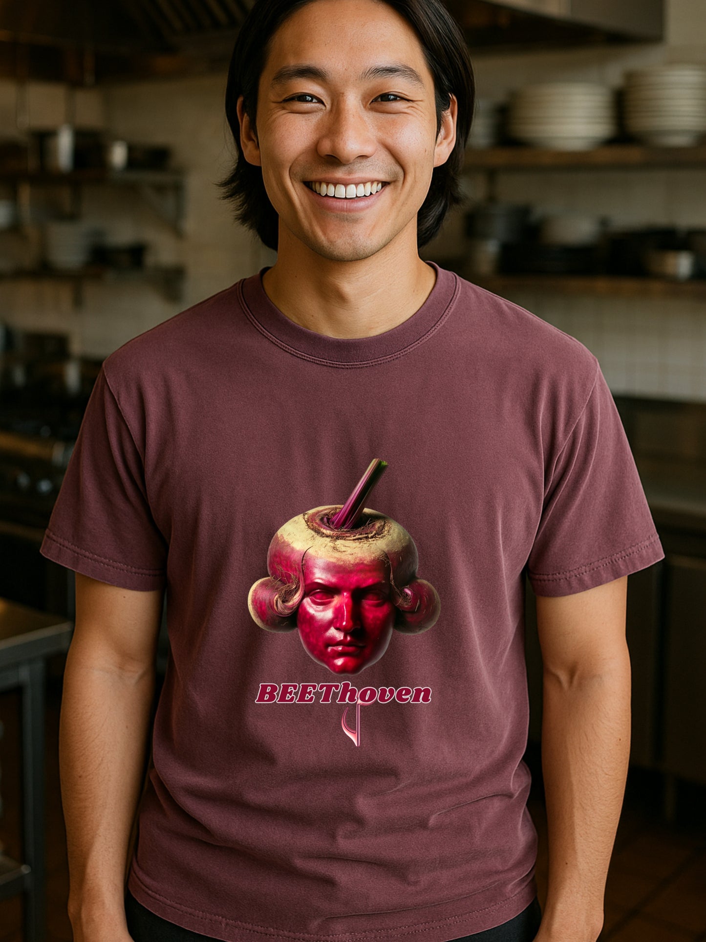 BEETHoven T-Shirt | Cotton Comfort Colors  Beetroot Composer Art Music Pun Tee