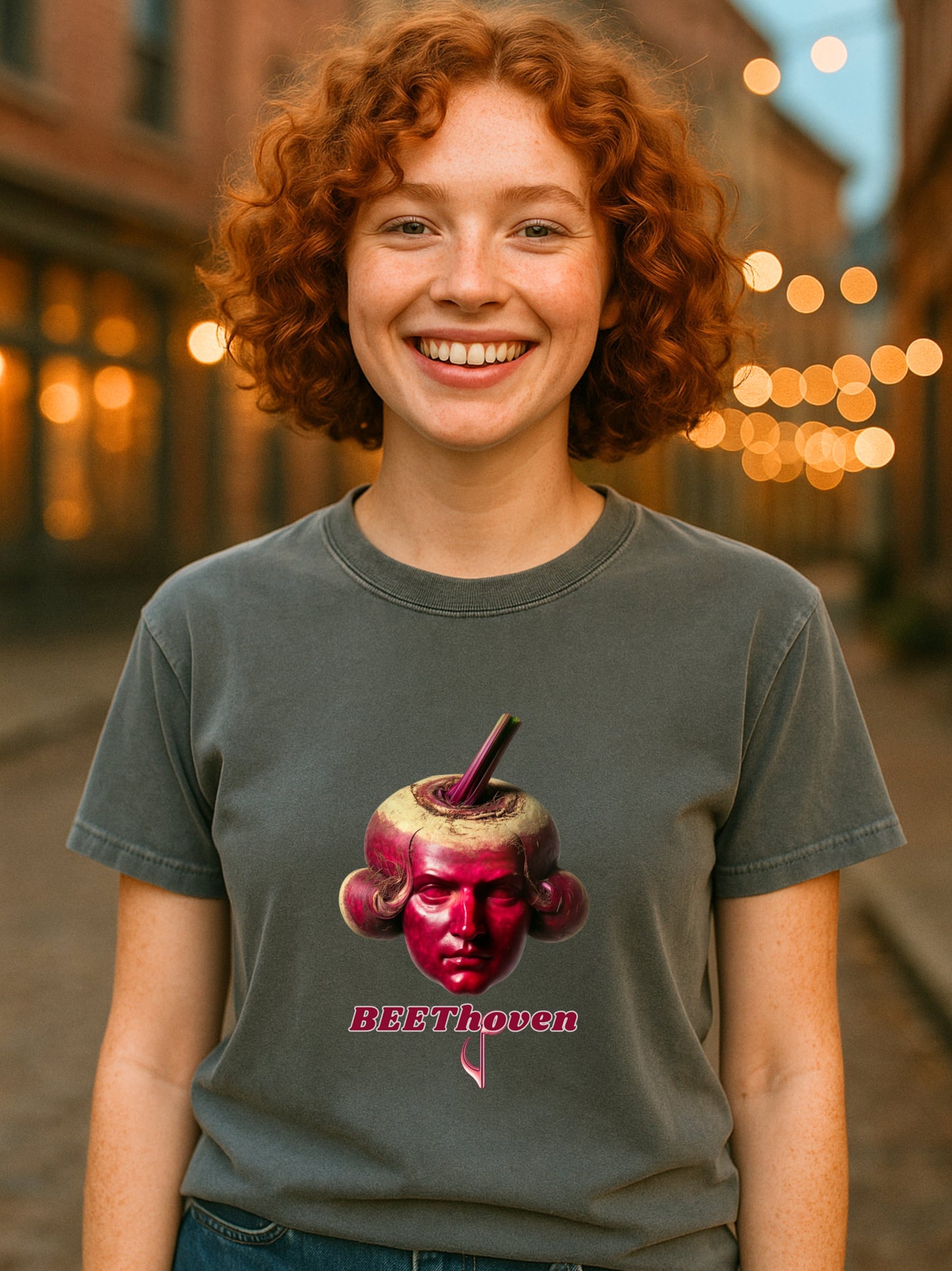 BEETHoven T-Shirt | Cotton Comfort Colors  Beetroot Composer Art Music Pun Tee