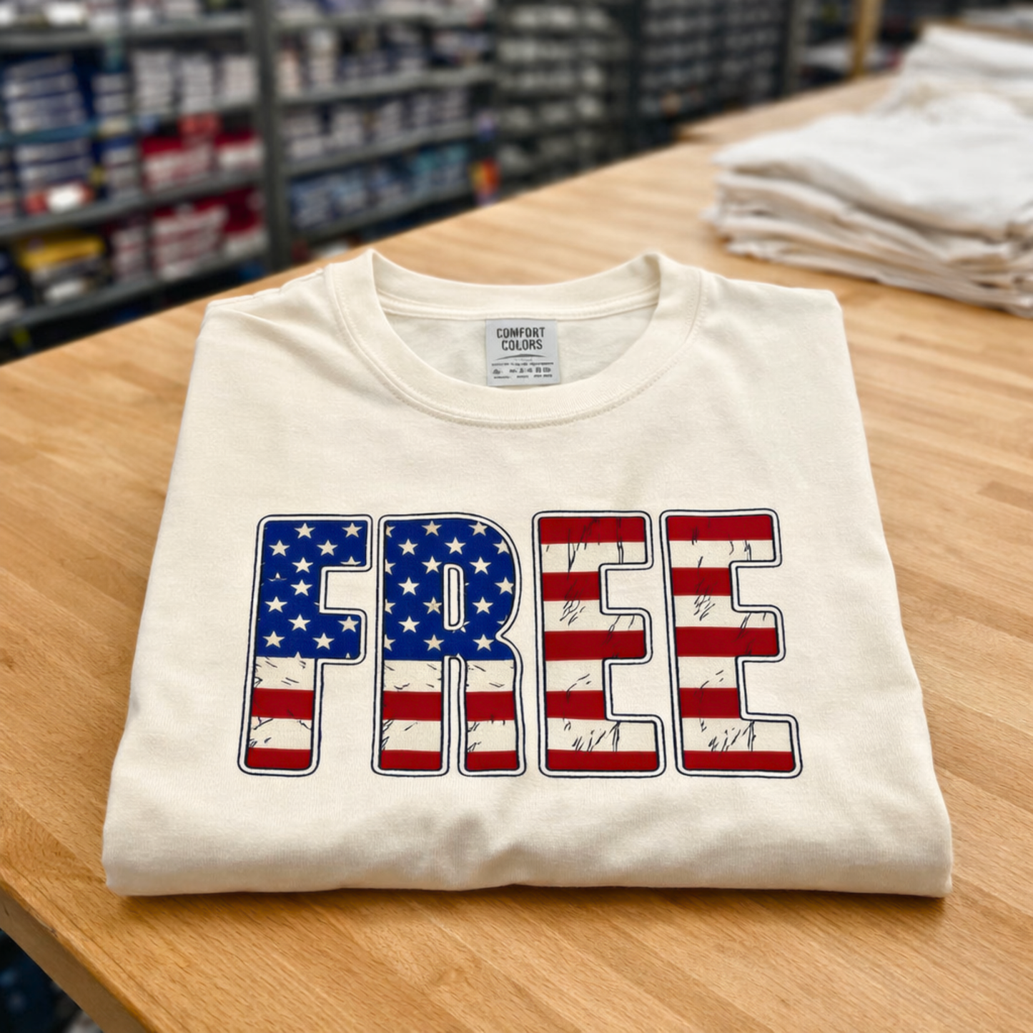 Charlie Kirk Free Shirt Patriotic Freedom Tee American Flag Speech Liberty
