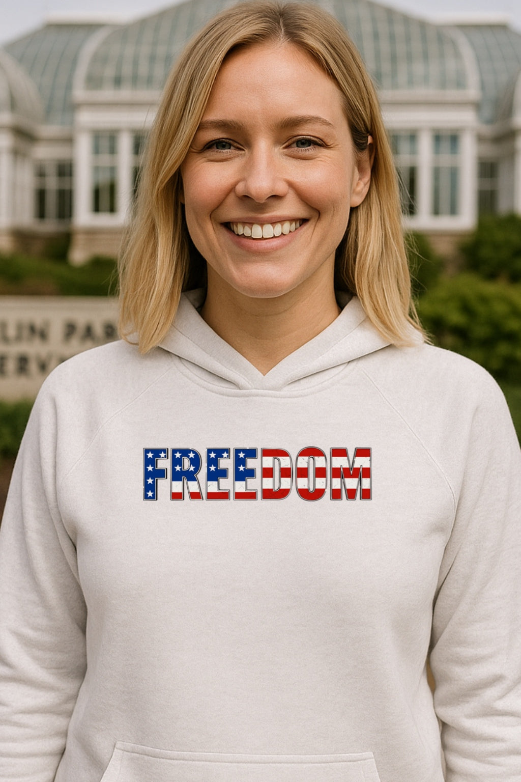 Freedom Shirt Charlie Kirk Patriotic American Flag Speech Liberty Cotton Hoodie