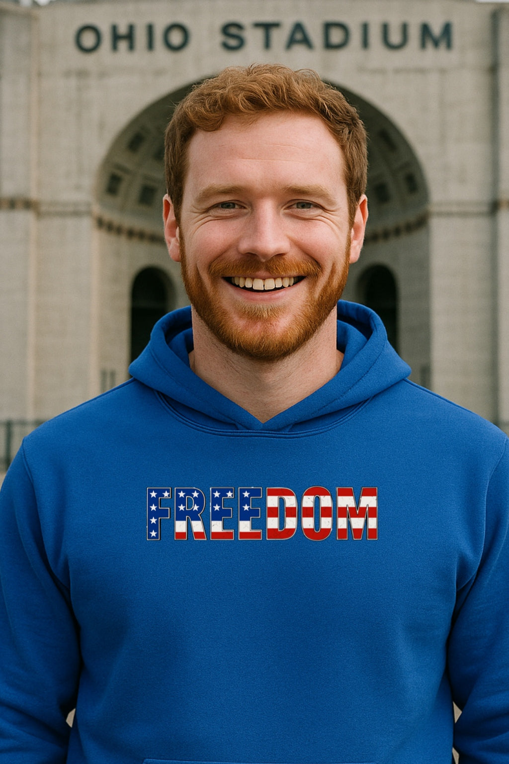 Freedom Shirt Charlie Kirk Patriotic American Flag Speech Liberty Cotton Hoodie