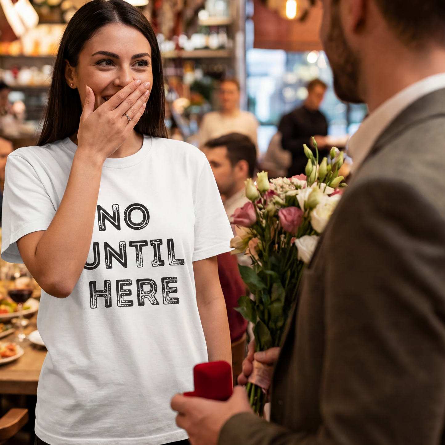 I Make No Sense Until Youre Here | Couples Shirt Matching Valentine Gift Love Tee - Design #1 Of Set Of 2
