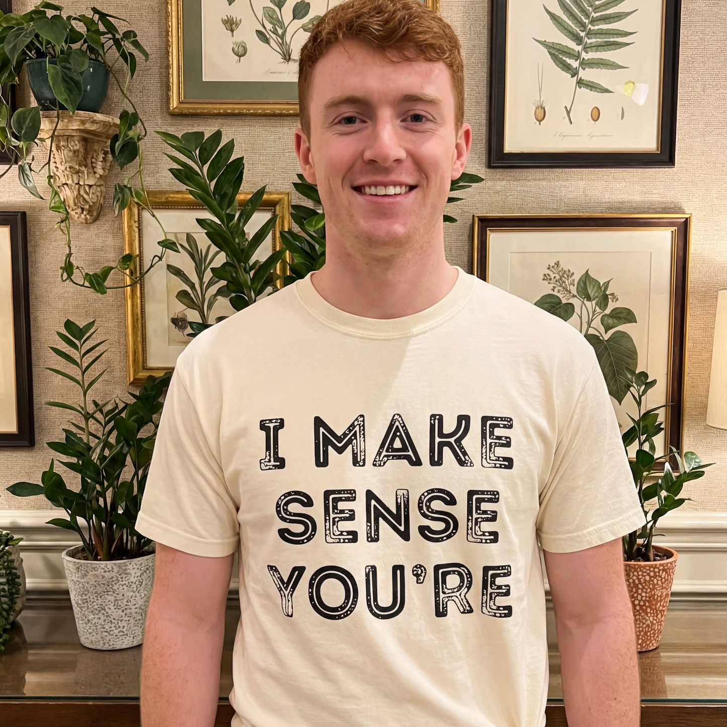 I Make No Sense Until Youre Here | Couples Shirt Matching Valentine Gift Love Tee - Design #2 Of Set Of 2