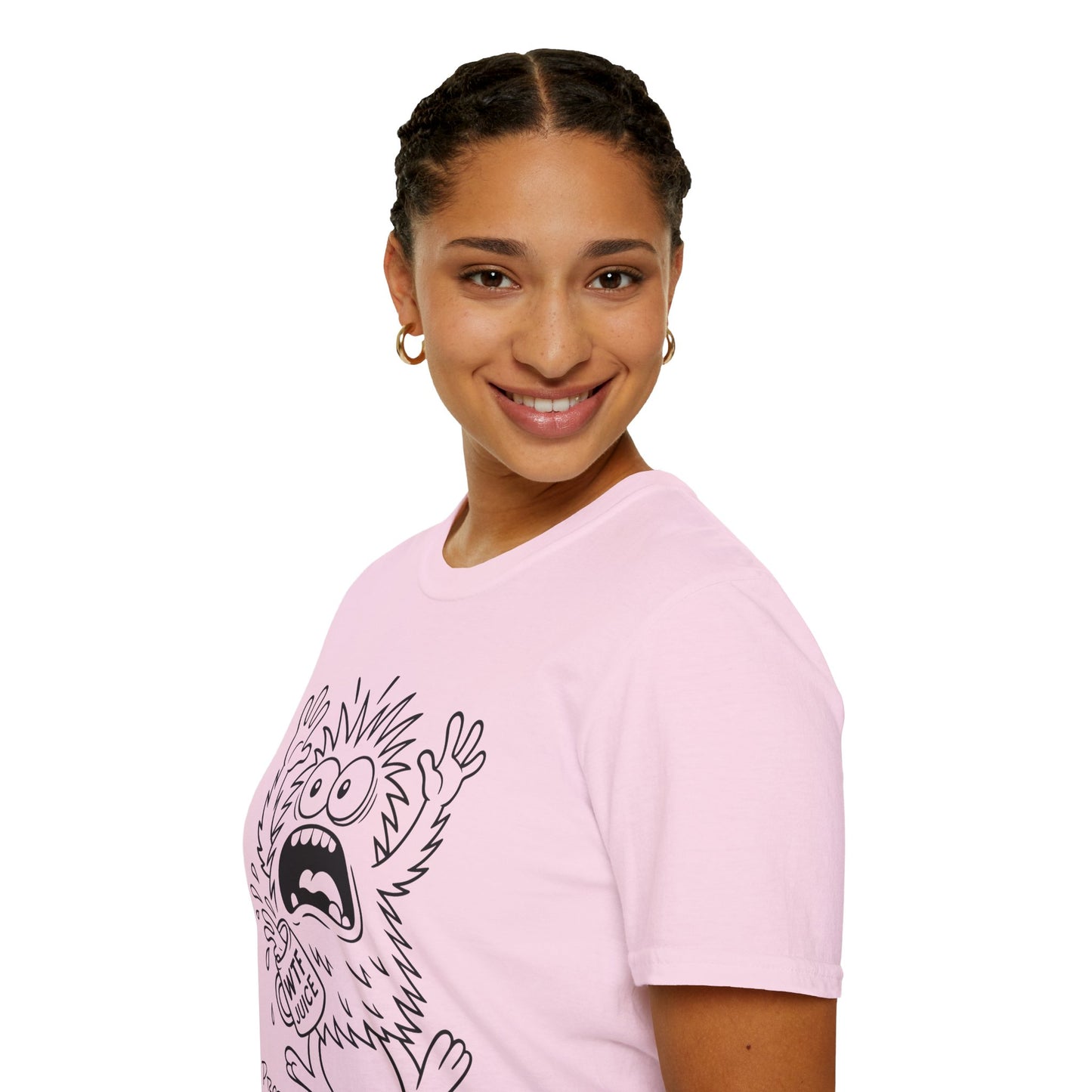 Professional Over-Reactor Shirt  Cartoon Monster Graphic WTF Energy Tee