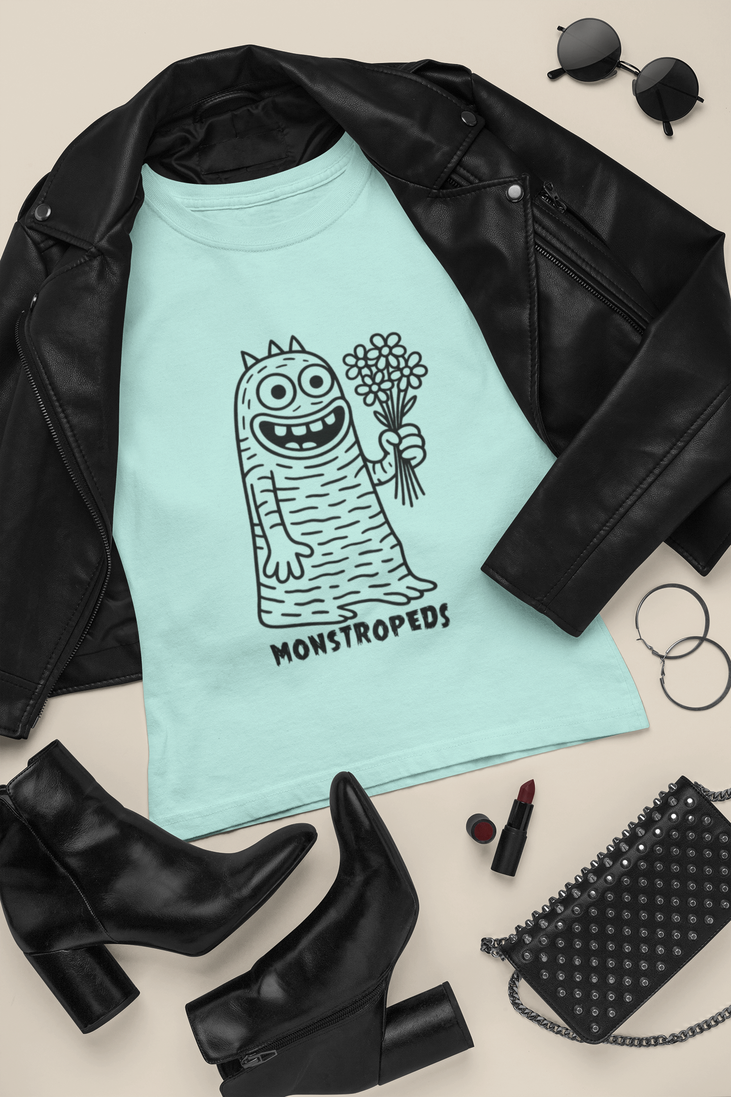 Playful Monster T-Shirt, Unisex Softstyle Tee for Kids and Adults, Funny Graphic Shirt, Gift for Birthdays, Casual Wear